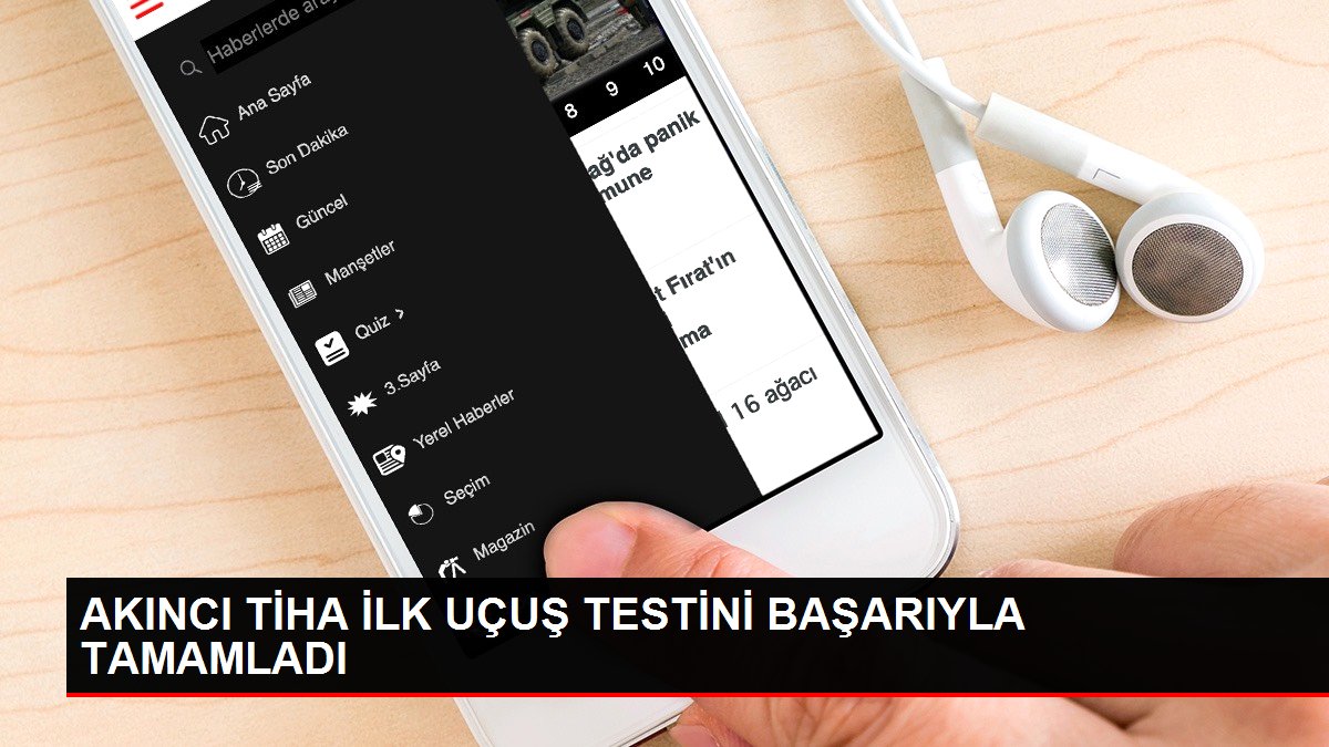 AKINCI TİHA İLK UÇUŞ TESTİNİ BAŞARIYLA TAMAMLADI