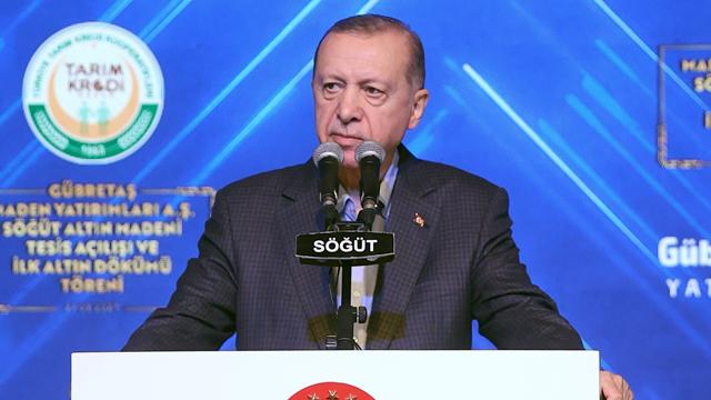 Cumhurbaşkanı Erdoğan: Yerli altın üretimini artırmayı hedefliyoruz