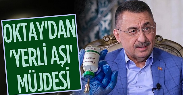 Cumhurbaşkanı Yardımcısı Oktay'dan 'yerli aşı' müjdesi