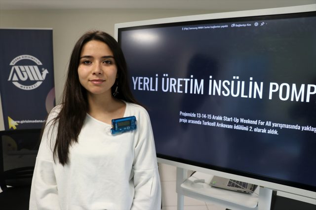 Diyabet hastası genç yerli insülin pompası üretmek istiyor