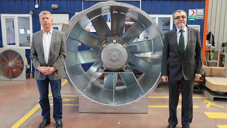 Fan üreterek Türkiye'ye 60 milyon Avro tasarruf sağladılar