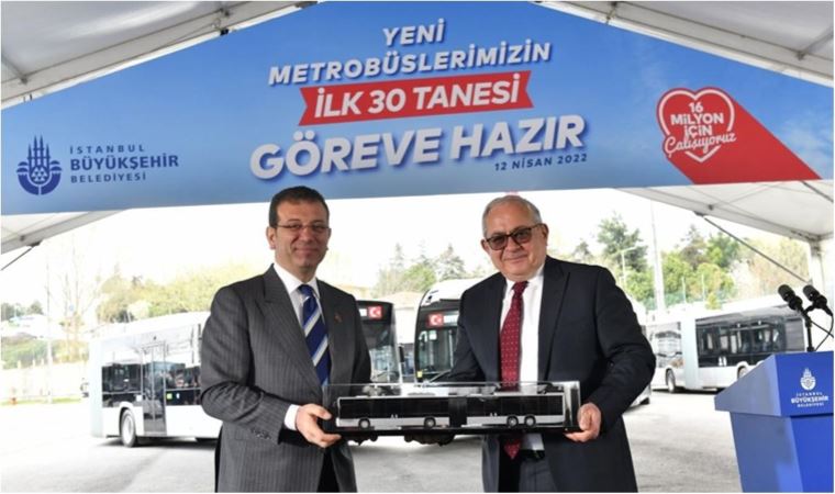 İETT 100 yerli otobüsün 20'sini teslim aldı