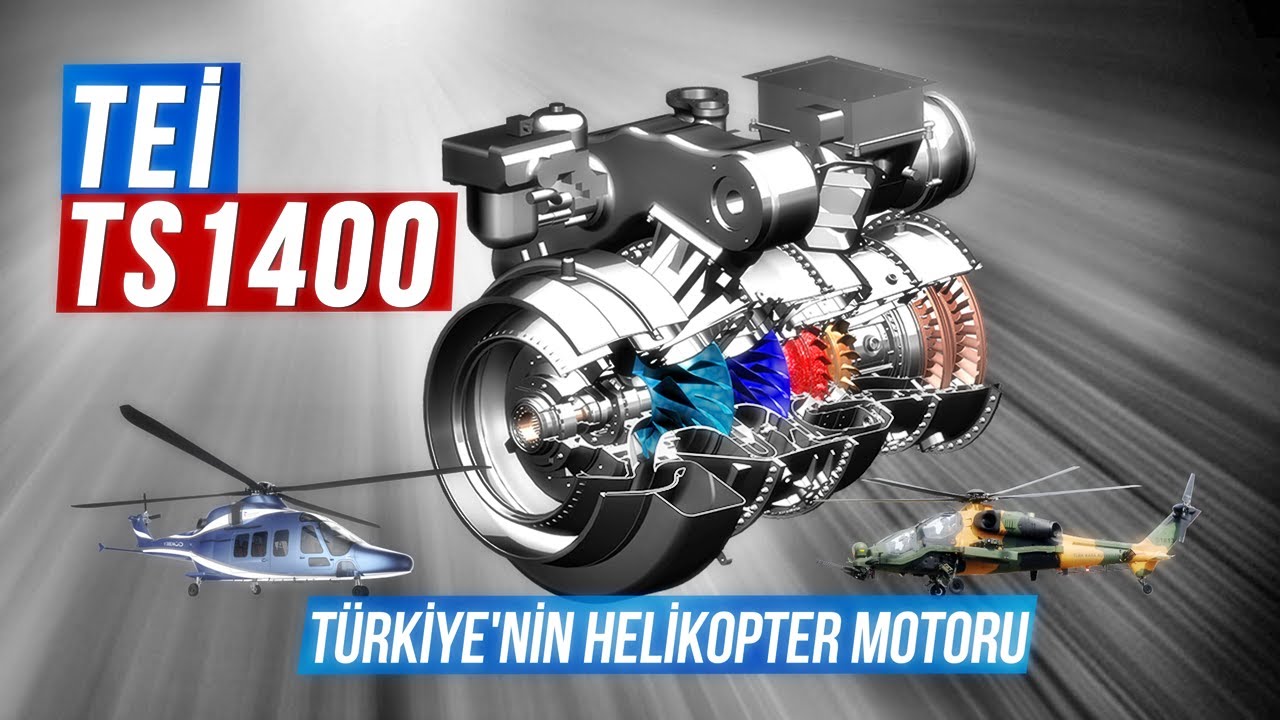 İlk yerli helikopter motoru TEİ-TS1400 teslim edildi
