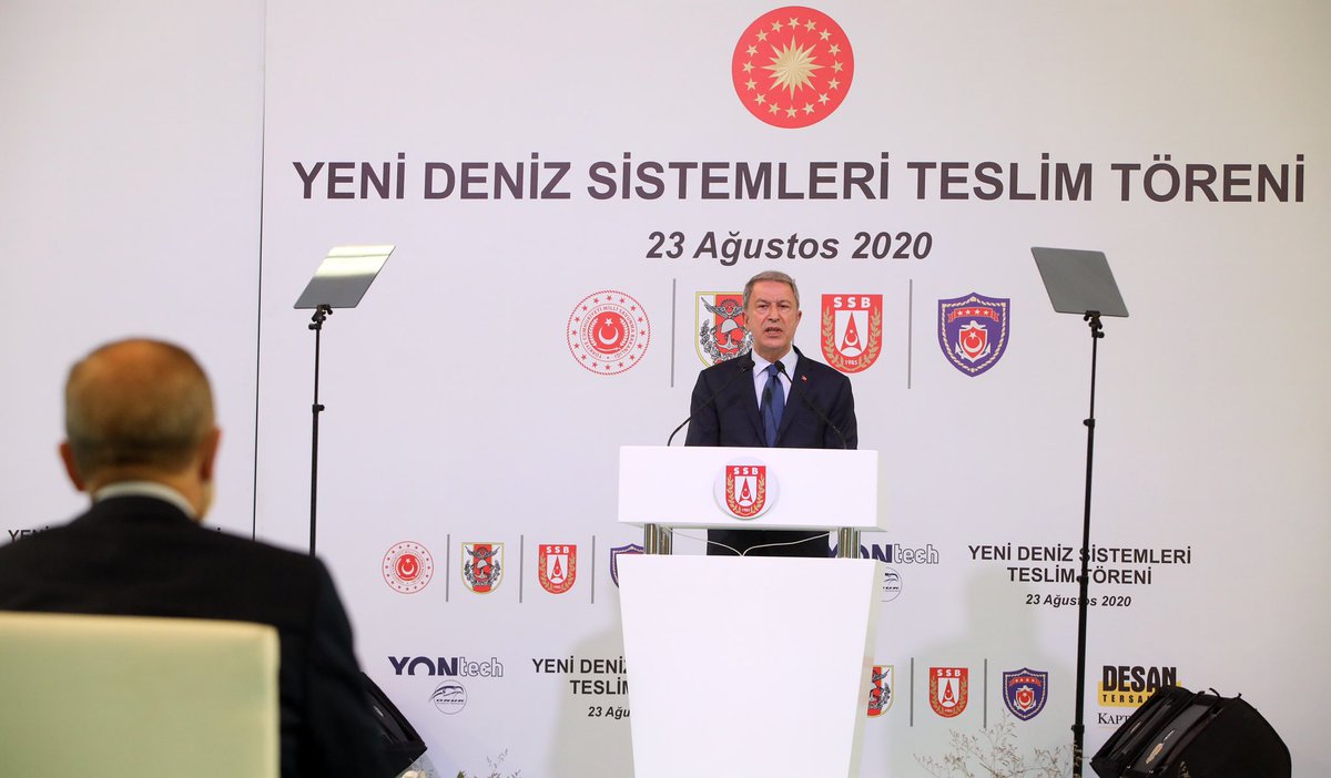 Milli Savunma Bakanı Hulusi Akar, Tuzla'daki teslim töreninde konuştu