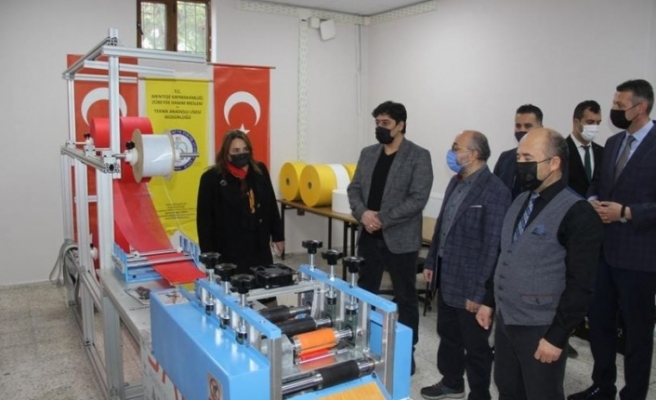 Muğla'da Maske Üretimi Artık Yerli Ultrasonik Makine İle Yapılacak