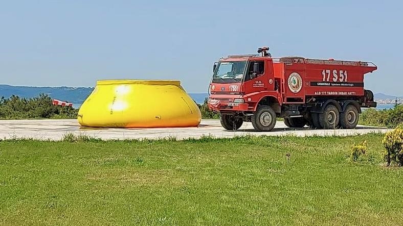 Orman yangınlarına müdahale için 'taşınabilir akıllı entegre havuz' ürettiler