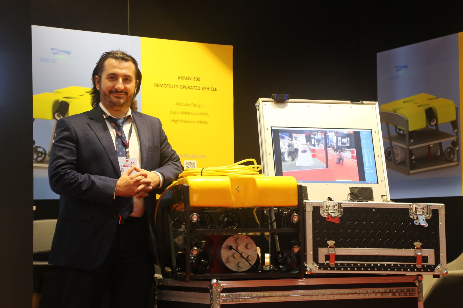 Su altı keşfine yerli su altı robotu