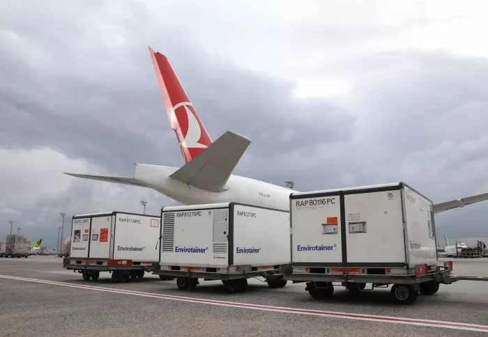 Turkish Cargo sağlık için uçtu