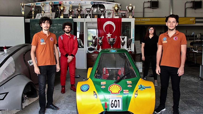 Uludağ Üniversite öğrencilerinin hidrojenli aracı 'Barbaros' ödül aldı