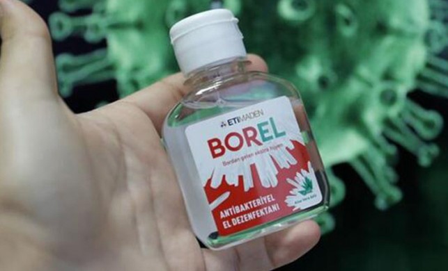 Yerli el dezenfektanı BOREL'in satışı 4 milyon şişeye yaklaştı