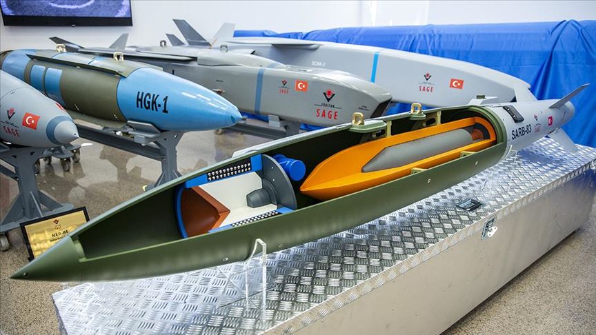 Yerli üretim uçak bombası SARB-83 göreve hazır