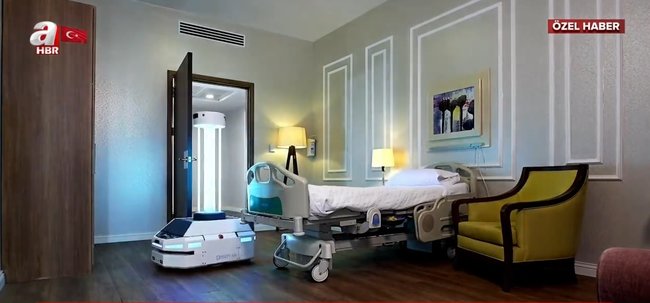 Yerli ve milli gurur! Koronavirüsü etkisizleştiren robot hizmete girdi