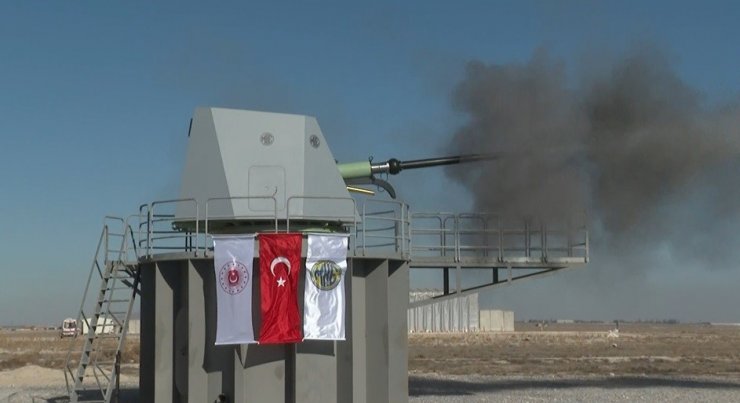Yerli ve milli imkanlarla üretilen Milli Deniz Topu