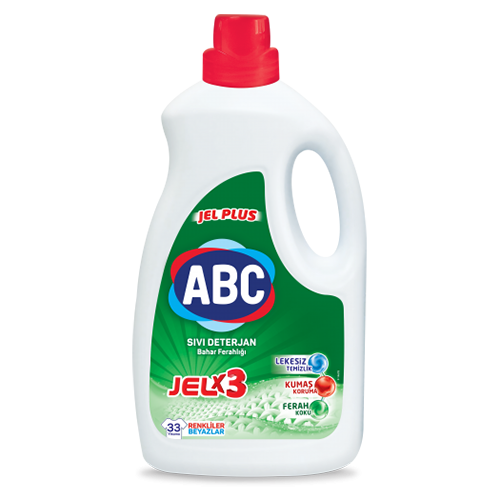 ABC Deterjan ABC Sıvı Deterjan Jel Plus Bahar Ferahlığı (2145 ml)