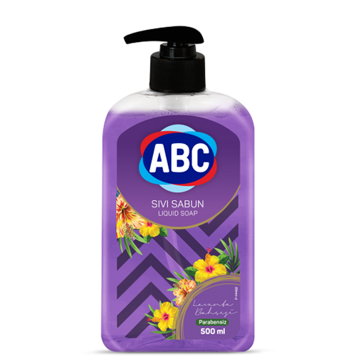 ABC Deterjan ABC Sıvı Sabun Lavanta Bahçesi (500 ml)
