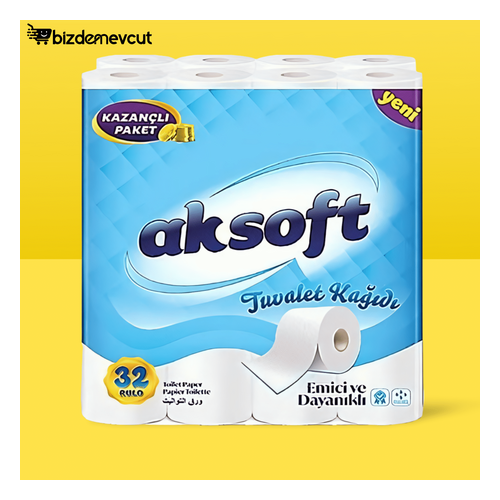 Actisoft Çift Katlı 32'li Tuvalet Kağıdı - Actisoft ürünü