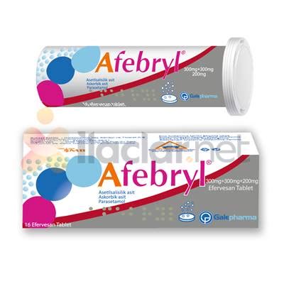Galephar İlaç Afebryl 16 Efervesan Tablet