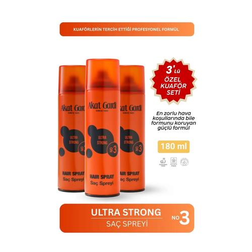 Akat Gardi Saç Spreyi Ultra Strong 180 ml - Akat ürünü