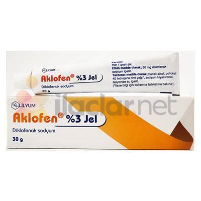 Lilyum İlaç Aklofen Jel %3 30 g - Lilyum İlaç ürünü