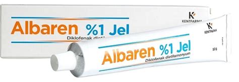 Kentfarma İlaç Albaren Jel %1 50 g - Kentfarma İlaç ürünü