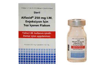 Yavuz İlaç Alfasid 250 mg IM 1 Flakon - Yavuz İlaç ürünü