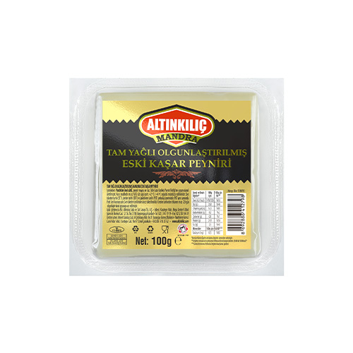 Altınkılıç Tam Yağlı Olgunlaştırılmış Eski Kaşar Peyniri (100 g)