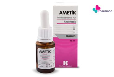 Kurtsan İlaç Ametik Damla 100 mg 15 ml