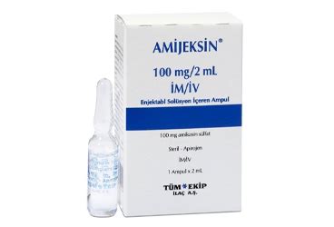 Tüm Ekip İlaç Amijeksin 100 mg 1 Ampül - Tüm Ekip İlaç ürünü