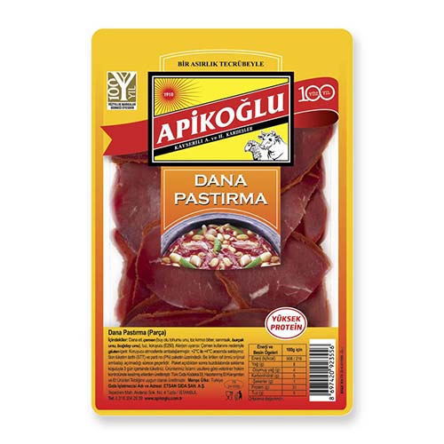 Apikoğlu Dana Parça Pastırma (80 g)