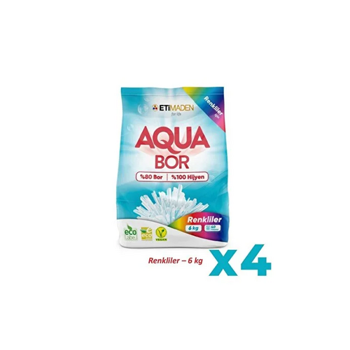 Aqua Bor Toz Çamaşır Deterjanı Beyazlar 6 kg - AQUA ürünü