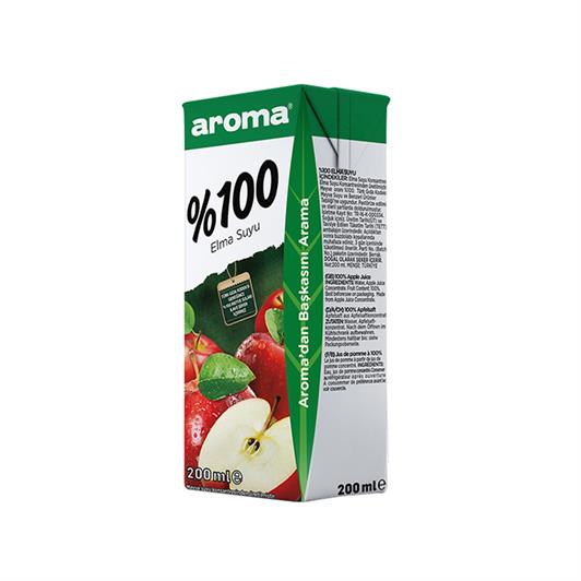 Aroma %100 Elma Nektarı 200 ml