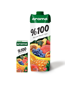 Aroma %100 Karışık Meyve Suyu