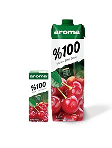 Aroma %100 Vişne-Elma Suyu