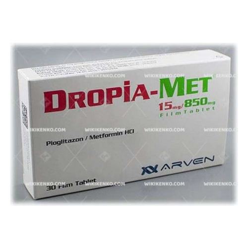 Arven İlaç Dropia-Met 15/850 mg 90 Tablet