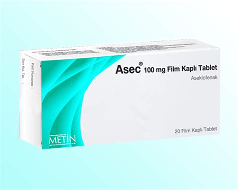 Metin Ecza Asec 100 mg 20 Tablet - Metin Ecza ürünü