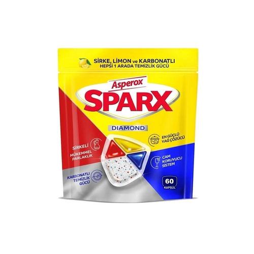 ASPEROX Sparx Diamond Bulaşık Makinesi Tableti 60'lı - Sparx ürünü