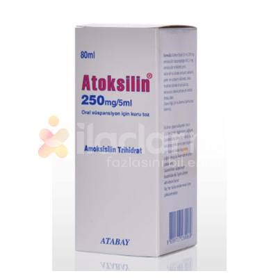 Atabay İlaç Atoksilin Şurup 250 mg 100 ml