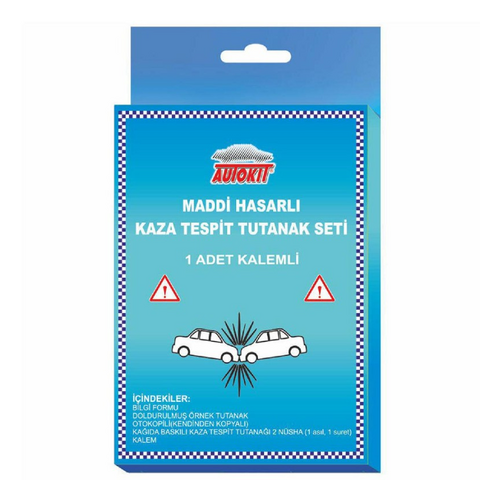 Autokit Kaza Tespit Tutanak Seti Kalemli - Autokit ürünü