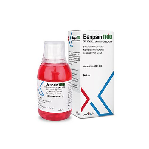 Avixa İlaç Benpain Trio Gargara 200 ml - Avixa İlaç ürünü