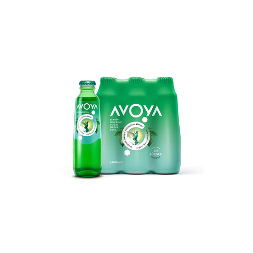 AVOYA 6'lı Sade Maden Suyu 200 ml - Avoya ürünü