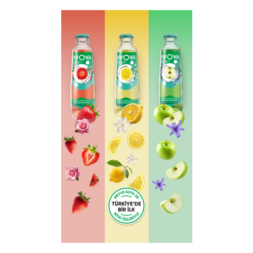 AVOYA MEYVELİ ELMA-ADA ÇAYI MADEN SUYU 200 ML - Avoya ürünü