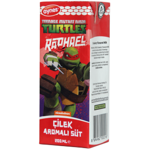 Aynes NINJA TURTLES ÇİLEK AROMALI SÜT