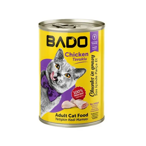 Bado Kedi Maması Konserve 400 gr Etli - Bado ürünü
