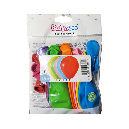 Balon Evi Karışık Balon (15'li)