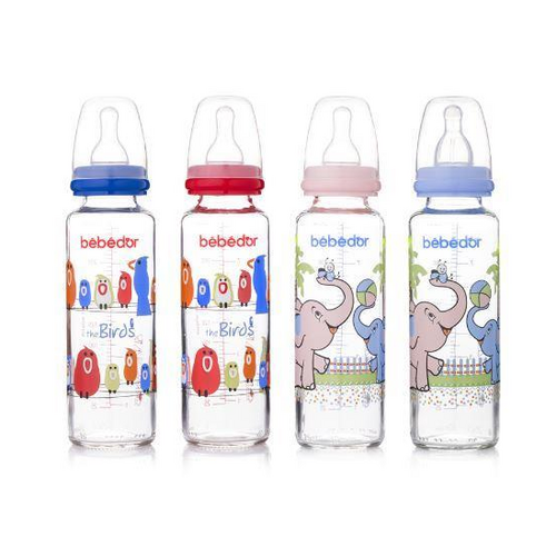 Bebedor Desenli Cam Biberon 250ml