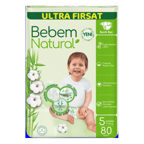 Bebem Natural Ultra Fırsat Junior 80 li - Bebem Natural ürünü