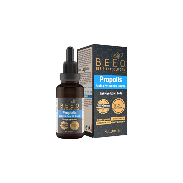 Beeo Propolis Özütü Suda Çözünebilir Damla 20 ml