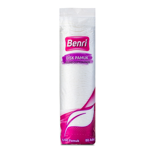 Benri Disk Makyaj Temizleme Pamuğu 80 Adet - Benri ürünü