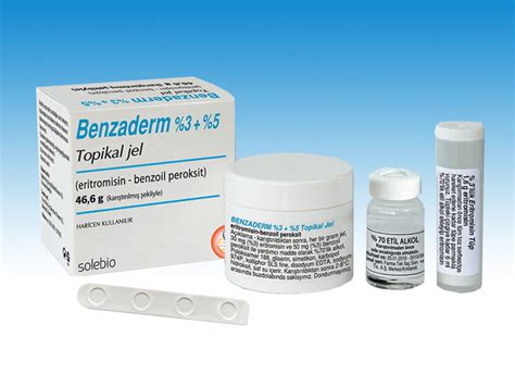 Solebio İlaç Benzaderm Jel %3 + %5 Topikal Jel - Solebio İlaç ürünü