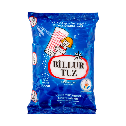 Billur Rafine İyotlu Sofra Tuzu (125 g) - Billur ürünü